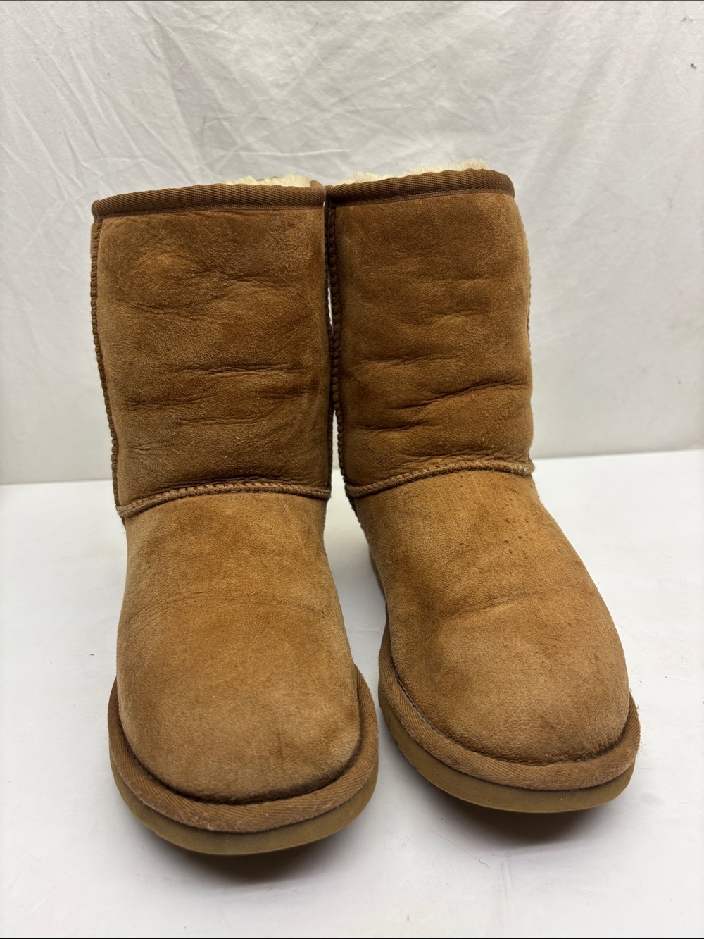 UGG Chestnut Short Shearling Boots - Women's, SZ 6
